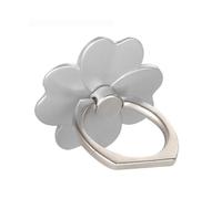 (Support argenté) Support de bague de doigt 2 en 1 Support de plaque métallique d'air de voiture Poignée