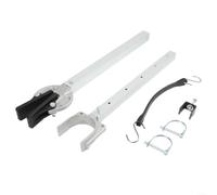 Support arrière de bateau réglable de 58 à 89 cm pour hors-bord jusqu'à 100 CV - Support de moteur robuste avec tête composite contre les vibrations