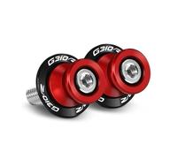 Support arrière de bras oscillant CNC pour moto Pour G310R, G310GS Et G310RR Accessoires Moto, Diabolos De Bras Oscillant, Boulons De Curseur, Vis De Béquille De 8 Mm(G310R Red)