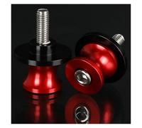 Support arrière de bras oscillant CNC pour moto POUR RSV4RR 2009-2025 Accessoires 6 Mm, Diabolos De Bras Oscillant, Curseurs, Vis De Support De Bras Oscillant(6MM Red NO LOGO)