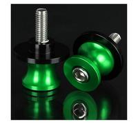 Support arrière de bras oscillant CNC pour moto POUR RSV4RR 2009-2025 Accessoires 6 Mm, Diabolos De Bras Oscillant, Curseurs, Vis De Support De Bras Oscillant(6MM Green NO LOGO)