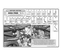 Givi Monokey/monolock Honda Vfr 800 Top Case Rear Fitting Noir