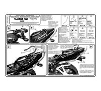 Givi Top-case Yamaha Fzs 600 Fazer Monokey/Monolock – Fixation arrière Noir