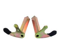 Support Arrière Pour Moto - Galvanisé En Fer 3,94 x 1,97 x 0,79 Pouces Fixations Paddock, Crochets De Levage De 2 Pièces | Support Pour Fourches Pour Vélo De Route, Entretien Motos