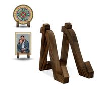 Support Assiette Decorative En Bois,Support D'assiettes En Bois,Chevalet Support Presentoir Porte Assiette,Porte Assiette Decorative Pour Chevalets,Livres,Afficher Des Cadres Photo,Peintures,Disques