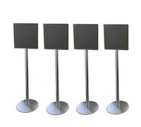 Support au sol compatible avec Sony Theater Quad Surround Sound System en aluminium, cordon d'alimentation intégré