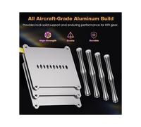 Support Audio de Bureau HiFi BK1 en Aluminium pour Amplificateur Stéréo A1/D1/Q1 et Préamplificateur DAC