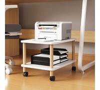 Support audio HiFi avec roulettes - Étagère de rangement réglable pour lecteur CD pour la maison, le bureau, le DJ et le théâtre - Hauteur 10-29 cm Dimensions compactes 29 x 34 x 22,7 cm