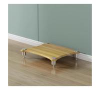 Support audio-vidéo en bois à 4 niveaux - Étagère d'angle stéréo pour l'enregistrement de jeux vidéo dans le salon - Support audio durable et tour de rangement AV, idéal pour la configuration home