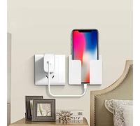 Support auto-adhive Ph Holr l monté DAMA sans installation Celh Support de charge pour Smartphs, télécommande TV E Ph Holr Brket pour la maison et le bureau