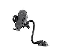 Support Auto Smartphone Fixation Ventouse Tableau de Bord Pare-brise XO Noir