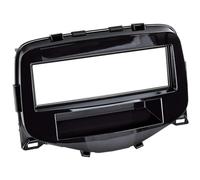 Support Autoradio 1din Citroen/Peugeot/Toyota Ap14 Avec Vide Poche - Noir