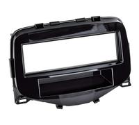 Support Autoradio 1din Citroen/Peugeot/Toyota Ap14 Avec Vide Poche - Noir