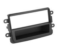 Support Autoradio 1Din compatible avec Dacia Dokker ap12 Gris fonce - Vide-poche