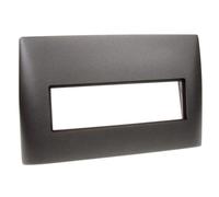 ACV Adaptateur de façade 1-DIN pour Fiat Stilo Noir