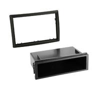 Support autoradio 1DIN compatible avec Megane 2 02-10 - Avec vide poche - Noir