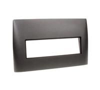 ACV Adaptateur de façade 1-DIN pour Fiat Stilo Noir