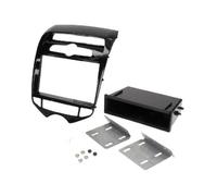 Support autoradio 1DIN - GENERIQUE - Hyundai ix20 ap10 - Noir brillant - Vide-poche - Installation facile