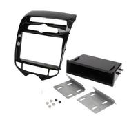 Support Autoradio 1din Hyundai Ix20 Ap10 - Noir Brillant - Avec Vide-Poche