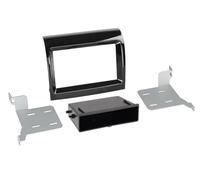 Support autoradio 2DIN pour Fiat Ducato ap16 -Noir brillant -Vide poche ADNAuto