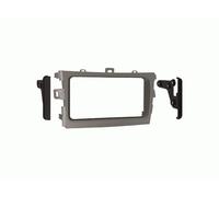 Plaque de façade 2-DIN compatible avec Toyota Corolla 2009-2013 argent