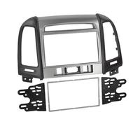 Pour Hyundai Santa Fe 2 CM Diaphragme Autoradio Cadre de Montage Double-Din Noir