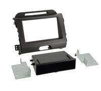 Support Autoradio compatible avec Kia Sportage 10-15 - gris fonce