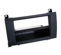 Adaptateur de façade soft touch 2-DIN avec vide poche compatible avec Mercedes SLK 2004 >