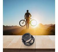 Support avant pour Garmin Edge Bryton pour GPS Wahoo - Support pour ordinateur de vélo avec sangle 28-45 mm - Accessoire noir (pour WAH)