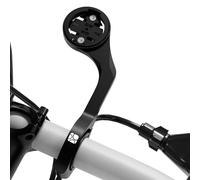 Support avant pour Garmin Edge Explore, support d'ordinateur GPS de vélo en alliage d'aluminium léger, lampe de poche et caméra d'action à installation étendue, combo compatible avec Bryton, Wahoo et