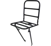 Steco support avant avec fixation par boulon de couronne 30 x 30 cm acier mat noir Matzwart G