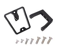 Support Avant Vélo en Alliage D'Aluminium Noir, Bloc avec 3 Trous Compatible 2 Trous, Léger et Solide - Haute Résistance, Résistant à l'eau, Installation Facile pour Vélo Pliant