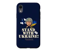 Support avec Drapeau Ukraine Finlande Selenskyj Coque pour iPhone XR