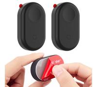 Support avec étui pour Samsung Galaxy SmartTag2 avec autocollant adhésif, lot de 2 étuis en silicone étanches pour traceur GPS caché, montage autocollant de protection pour portefeuille, bagages