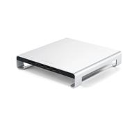 Support avec Hub USB-C Multiports pour iMac en Aluminium Argent