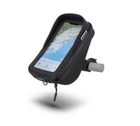 Support avec poche pour téléphone portable au guidon de la moto SG76 180 X 90 MM