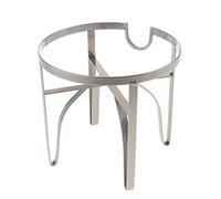 Support avec revêtement en métal pour distributeurs de boissons, étagère autonome pour pot de bière, pour maison, fête, bar, vin, jus, thé, limonade (argenté)