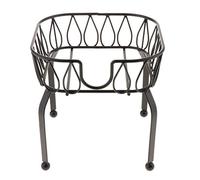 Support avec revêtement en métal pour distributeurs de boissons, étagère autonome pour pot de bière, pour maison, fête, bar, vin, jus, thé, limonade (noir-L)