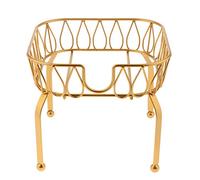 Support avec revêtement en métal pour distributeurs de boissons, étagère autonome pour pot de bière, pour maison, fête, bar, vin, jus, thé, limonade (doré)