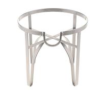 Support avec revêtement en métal pour distributeurs de boissons, étagère autonome pour pot de bière, pour maison, fête, bar, vin, jus, thé, limonade (argenté)