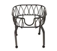 Support avec revêtement en métal pour distributeurs de boissons, étagère autonome pour pot de bière, pour maison, fête, bar, vin, jus, thé, limonade (noir-S)