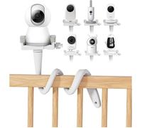 Support babyphone rotatif pince universelle alliage aluminium 40 cm fixation 1/4"" compatible caméra bébé téléphone portable