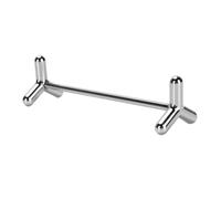 Support Baguettes Minimaliste en Acier Inoxydable 304, Porte - Couverts Léger 8x2,5cm - Résistant, Polyvalent, Facile à Nettoyer pour Cuisine et Restaurant (Style 1)