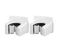 Support Balai Mural - Ensemble Deux Pièces Gain Place, Rangement Outils Nettoyage Salle Bain, Fixation Solide Durable, Accessoire Maison Bureau Dortoir Camping Car | Organisation Pratique Intérieur