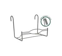 Garden ID – Support balcon Large 35 x 18 cm Anthracite – Crochets sécurisés, robuste