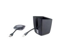 Support Barco ClickShare R9861500T01, noir, dimensions 124,1 x 80 x 132 mm, poid