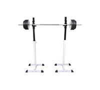 vidaXL Support barres haltères longs musculation 90363 – Sport, salle de gym, maison – Noir G