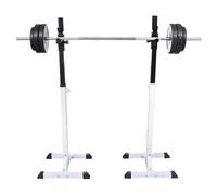 Support Barres Haltères Longs Musculation Sport Salle de Gym Maison vidaXL