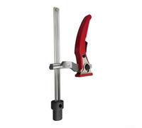 Support bas de serrage 28 mm autobloquant en acier - Pince de serrage 28 mm - Fermeture à cliquet - Pour le travail du bois - Pour table à souder - Support bas de 28 mm - Métal pour (200 x 120)