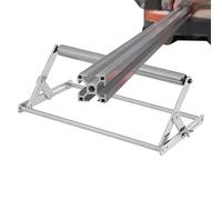 Support - Base de table de coupe | Plate-forme de scie réglable en hauteur | Support de machine pliable antirouille | Fixation d'établi portable pour les travailleurs du bois, les travaux de bricolage